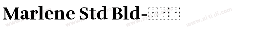 Marlene Std Bld字体转换